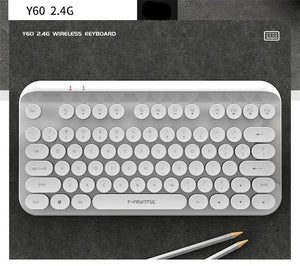 Transform Your Typing Experience with the Mini 2.4G Punk Wireless Keyboard