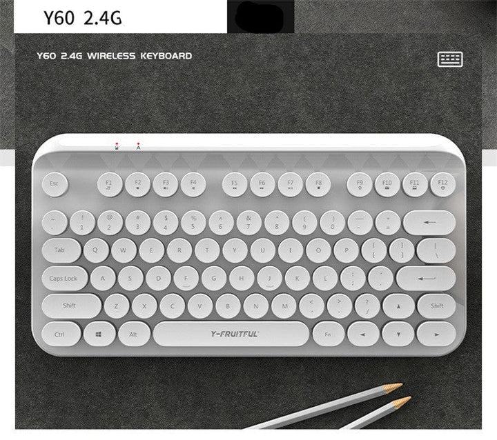 Transform Your Typing Experience with the Mini 2.4G Punk Wireless Keyboard