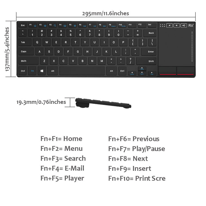 Discover the Rii K22BT Wireless Multimedia Keyboard – Your Perfect Companion for Effortless Typing