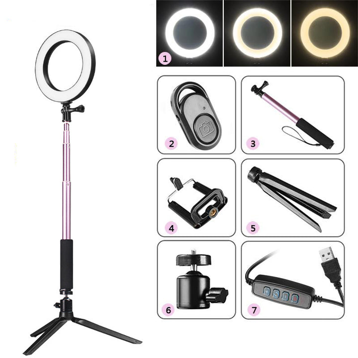 Compatible with Apple, Tripod Fill Ring Light