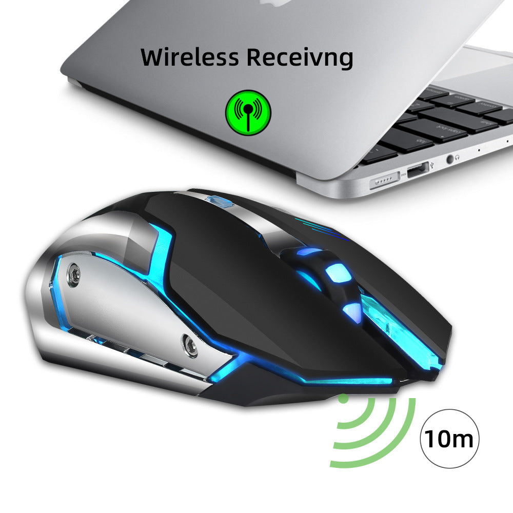 HXSJ wireless 2.4GPI gaming glowing mouse
