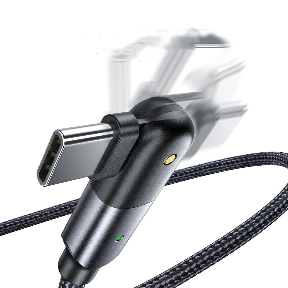 Mobile phone elbow data cable