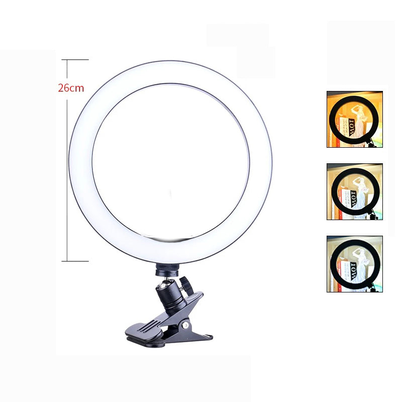 Selfie photography tripod desktop stand fill light