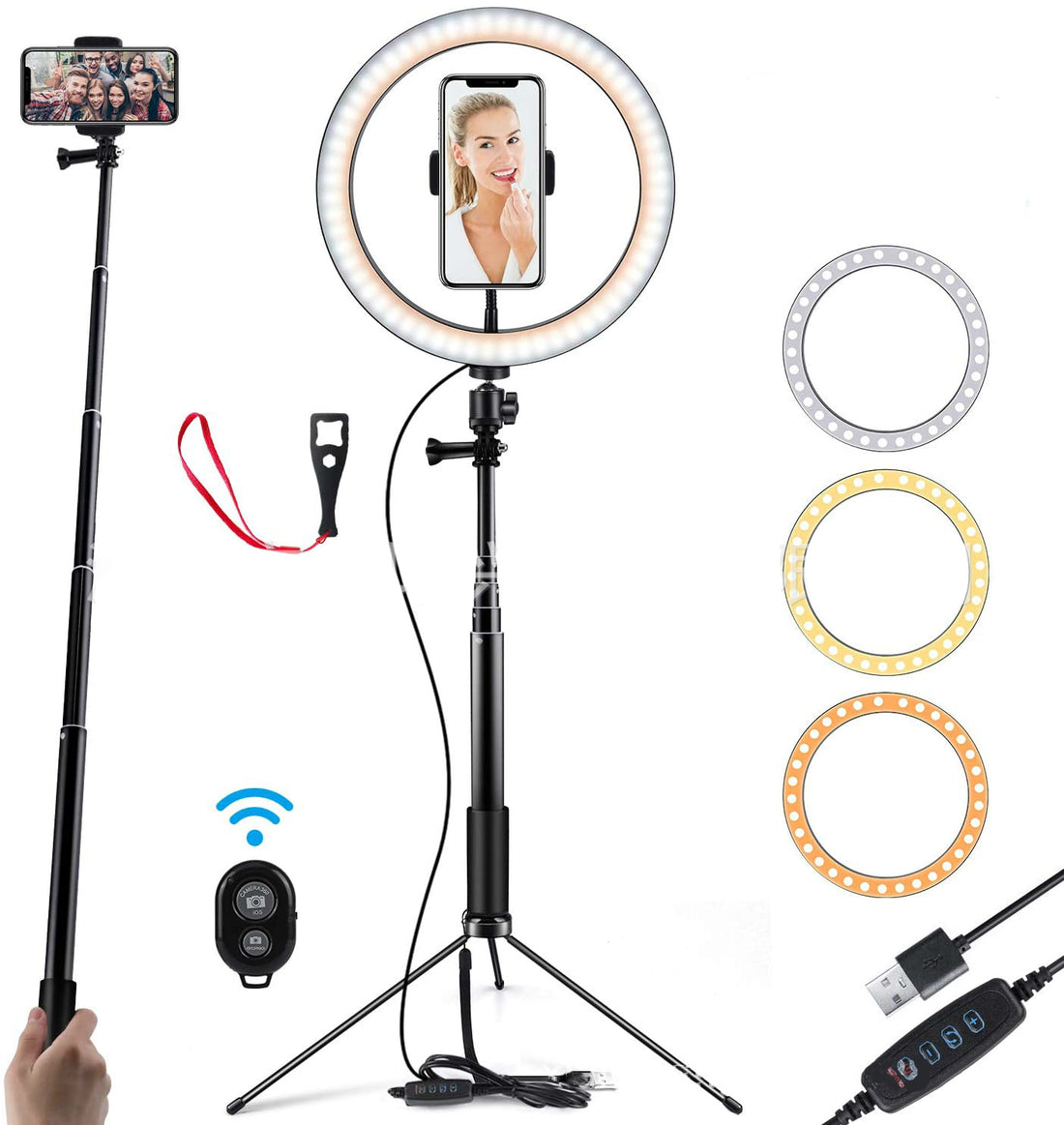 10inches LED Ring Light Tripod Stand