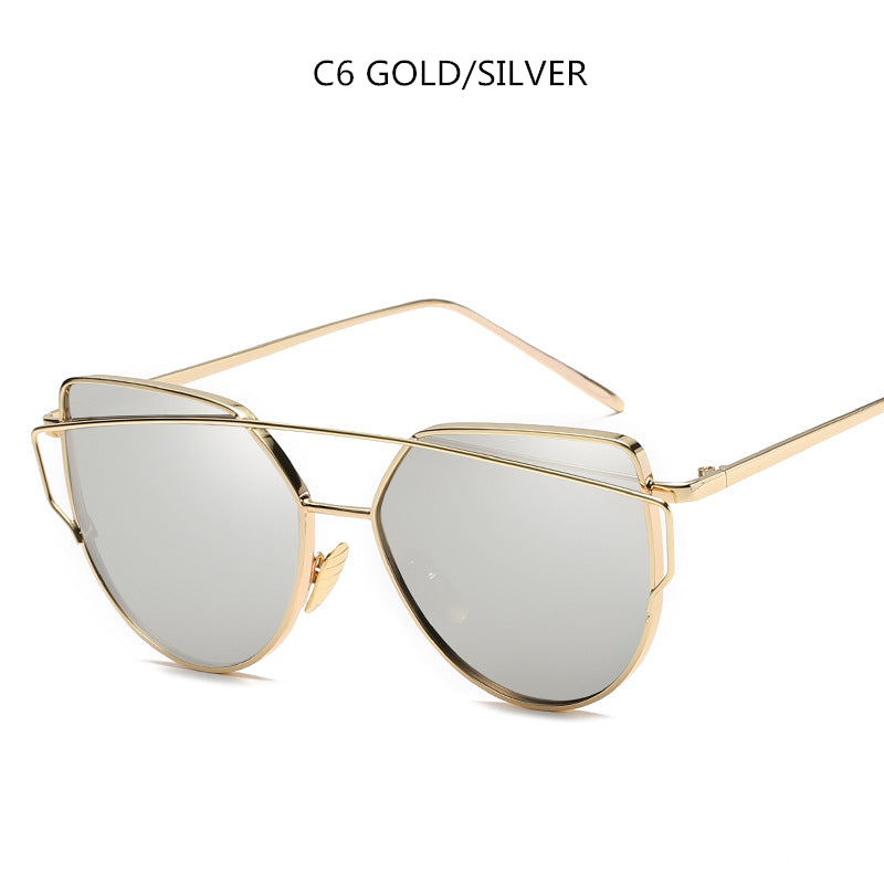 Cat Eye Sunglasses Cupronickel Frame Material
