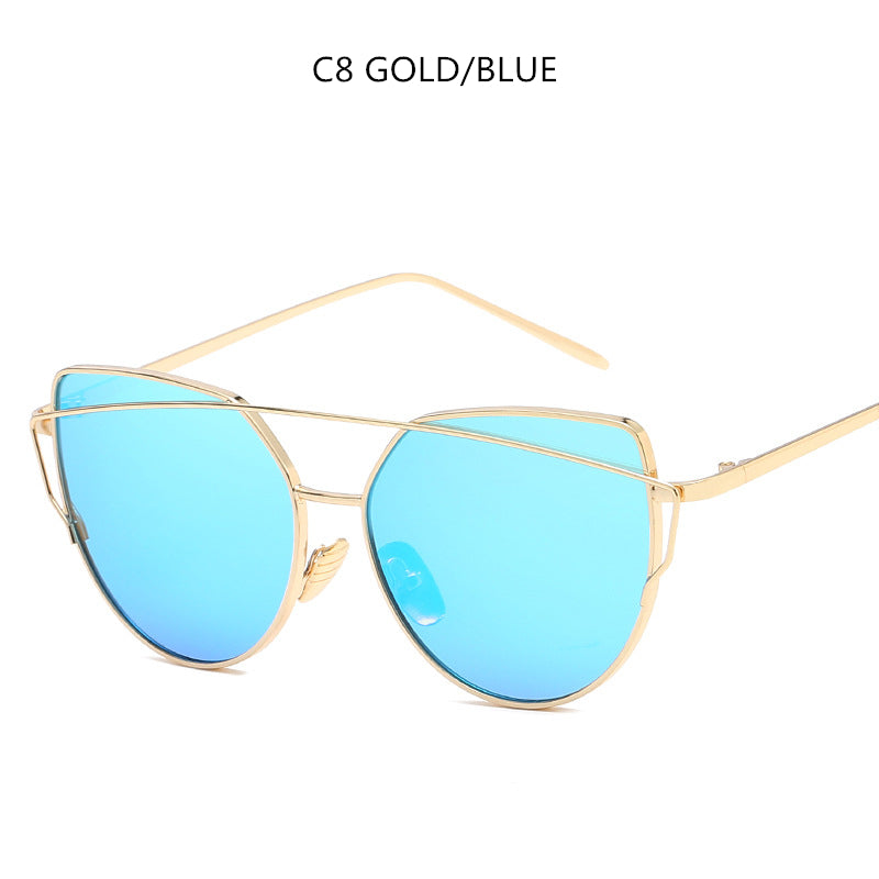 Cat Eye Sunglasses Cupronickel Frame Material