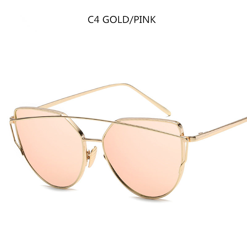 Cat Eye Sunglasses Cupronickel Frame Material