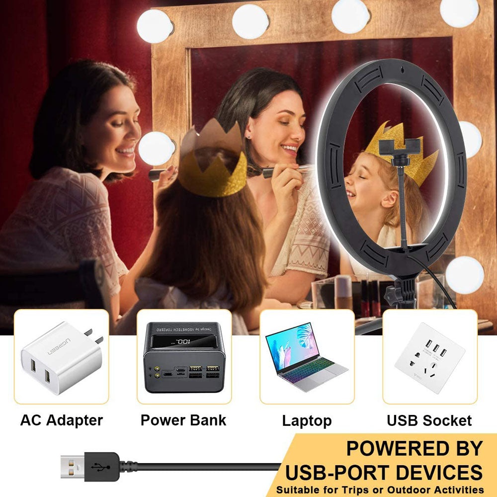 Compatible with Apple Selfie USB Led Ring Light