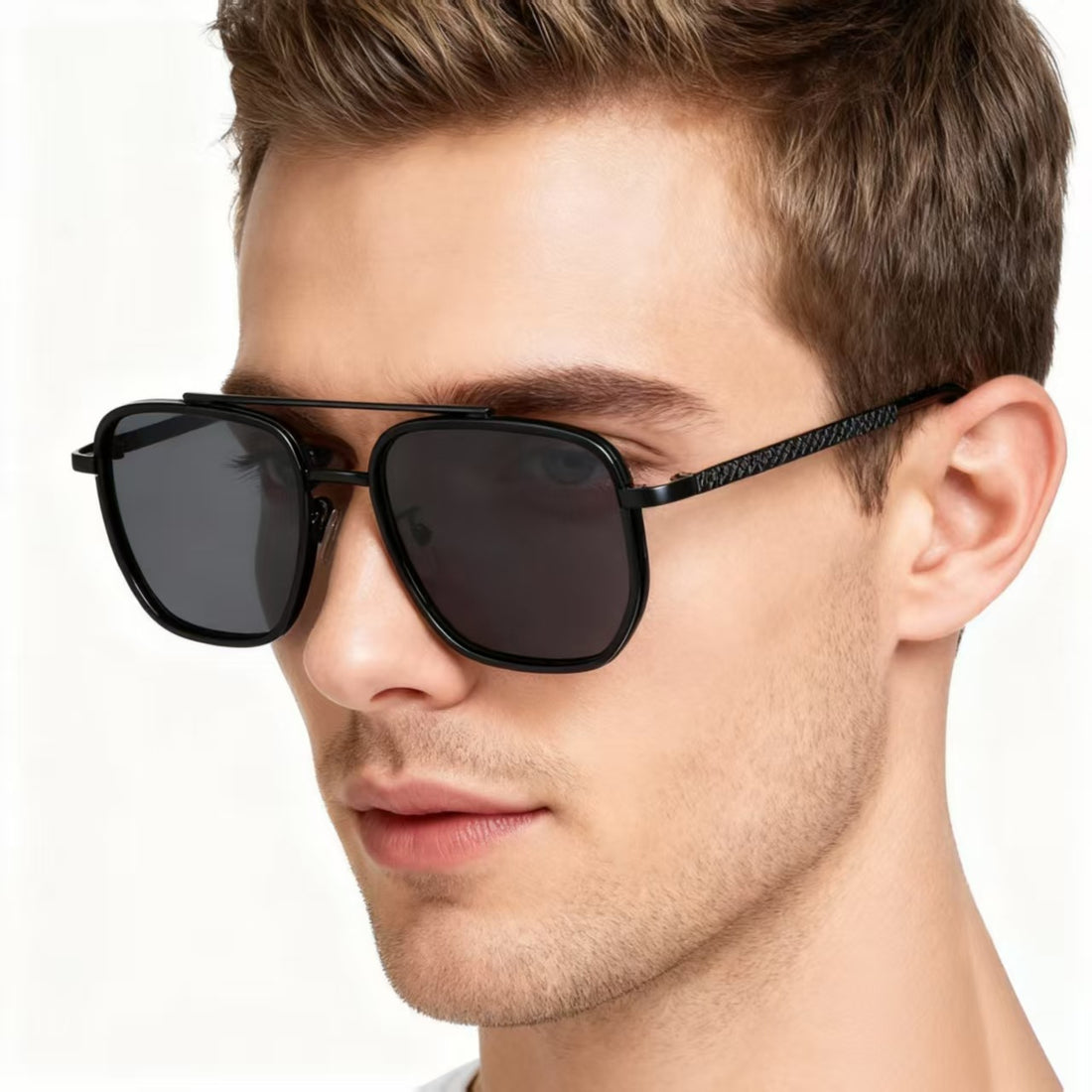 Men's Driving Sunglasses American Style Square Frame