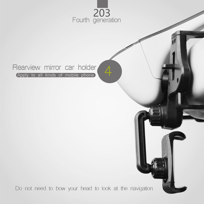 Rearview Mirror Phone Holder Mount