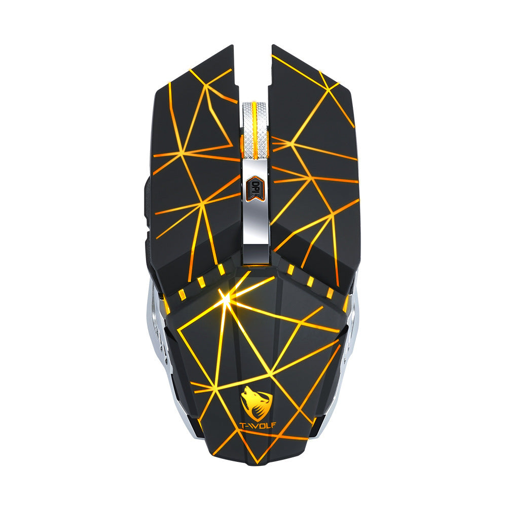 Wireless Charging Silent Glowing Gaming Mouse