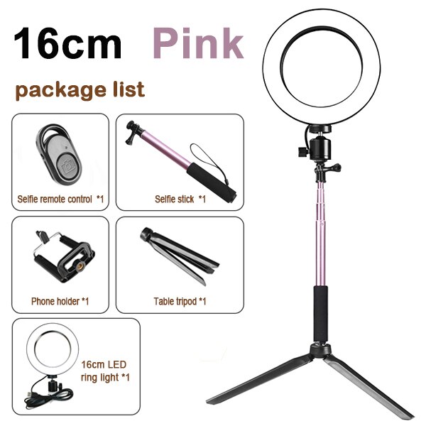 Compatible with Apple, Tripod Fill Ring Light