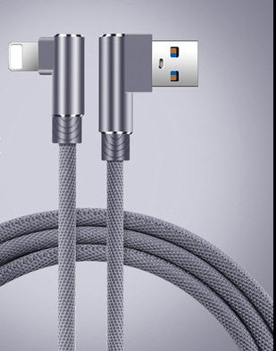 Double Elbow Mobile Phone Fast Charging Data Cable