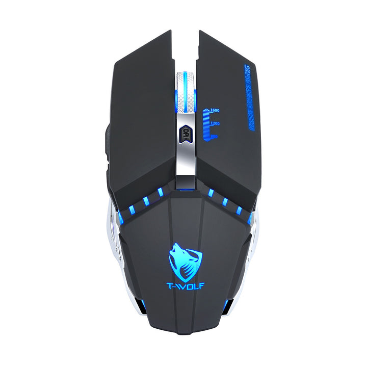 Wireless Charging Silent Glowing Gaming Mouse
