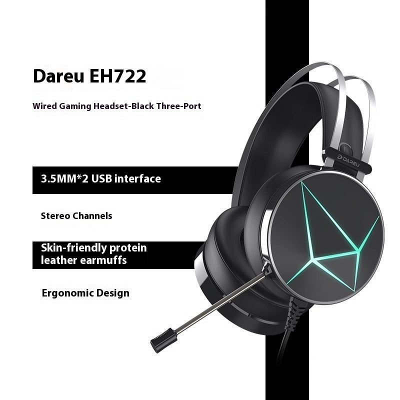 Sports Noise Cancelling Wired Headphones