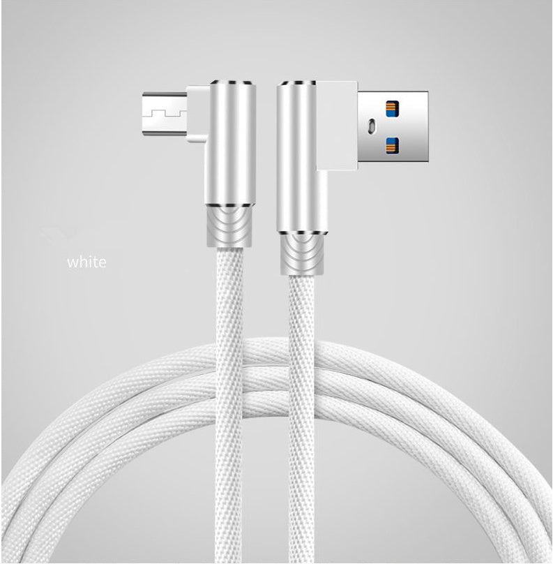 Double Elbow Mobile Phone Fast Charging Data Cable