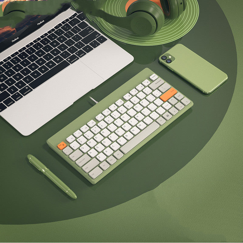 Wired Keyboard External Small Silent Mute