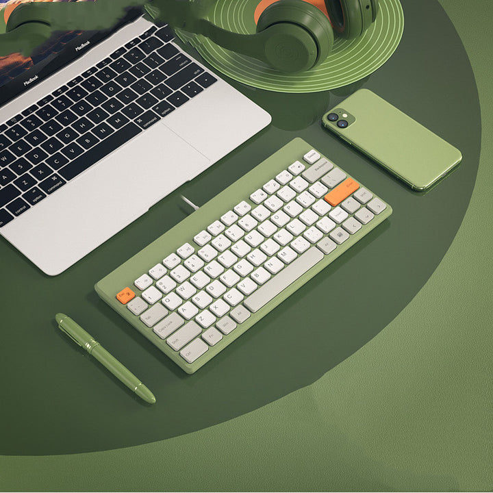 Wired Keyboard External Small Silent Mute