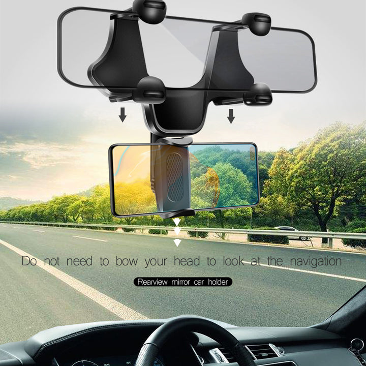 Rearview Mirror Phone Holder Mount