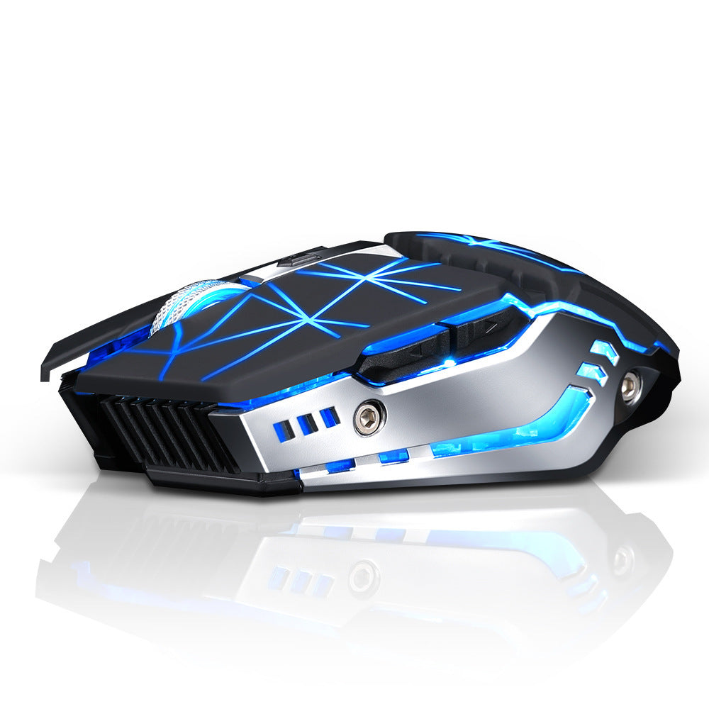 Wireless Charging Silent Glowing Gaming Mouse