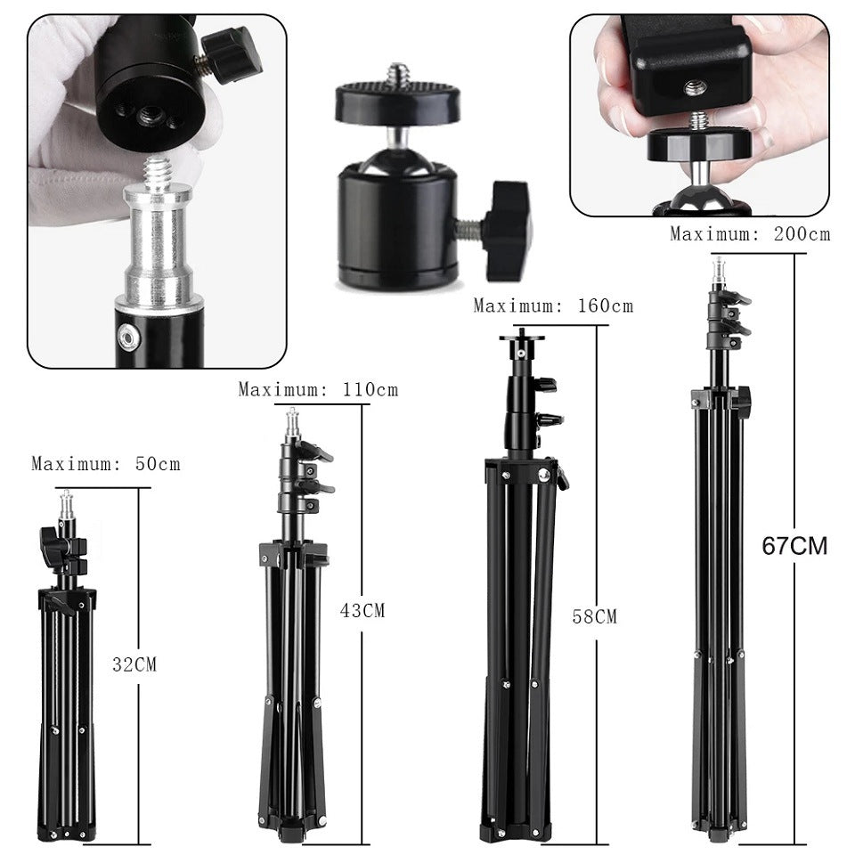 Tripod Round Ring Light 3 Colors