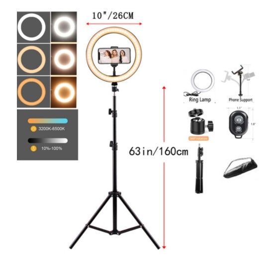 Tripod Round Ring Light 3 Colors