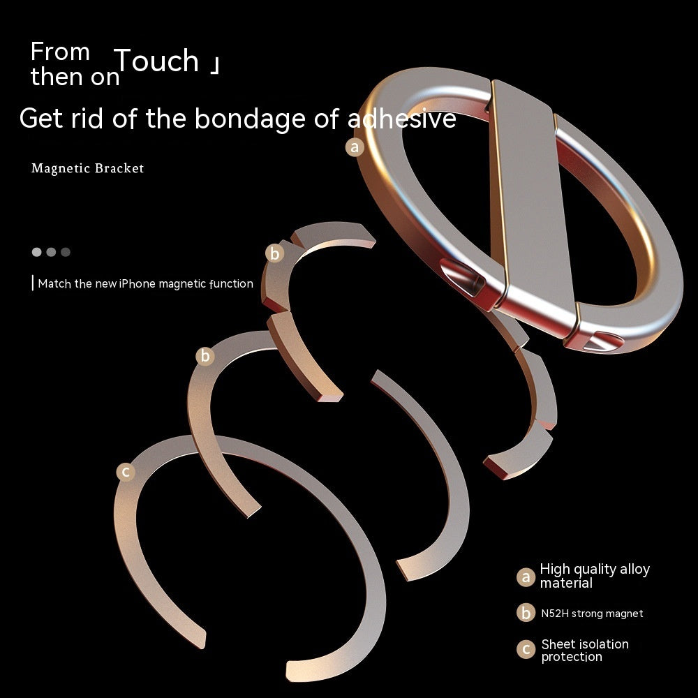 Magnetic Portable Invisible Ring Mobile Phone Holder