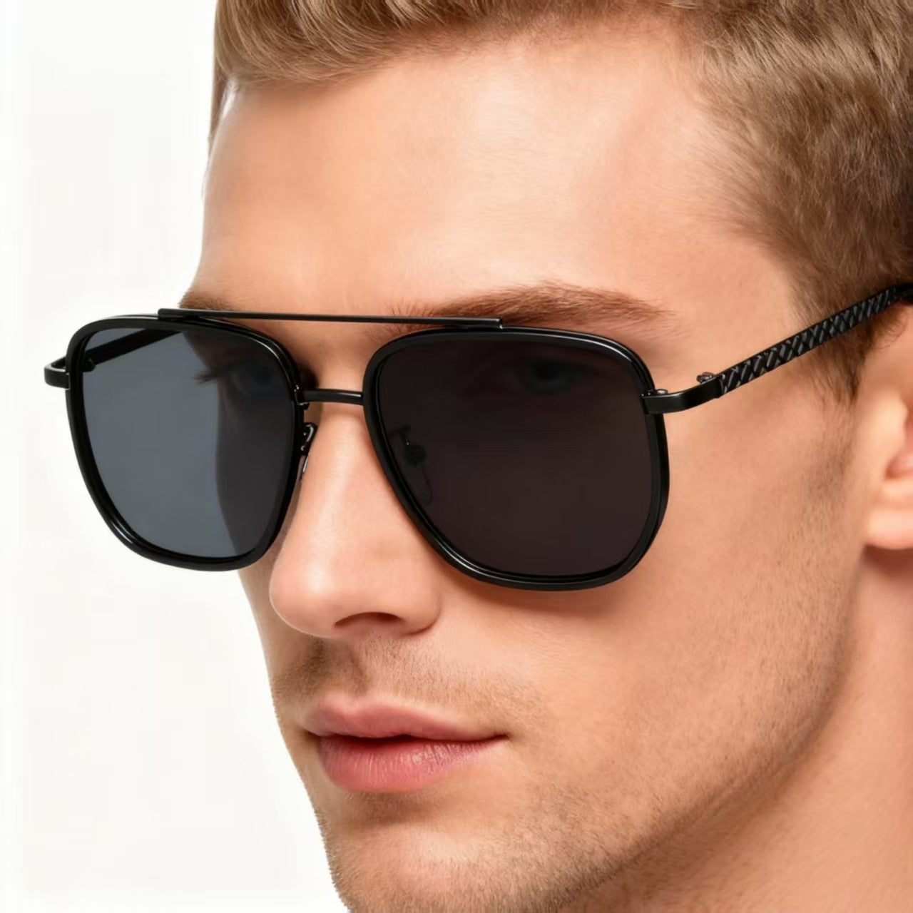 Men's Driving Sunglasses American Style Square Frame