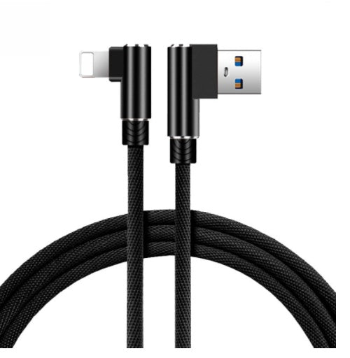Double Elbow Mobile Phone Fast Charging Data Cable