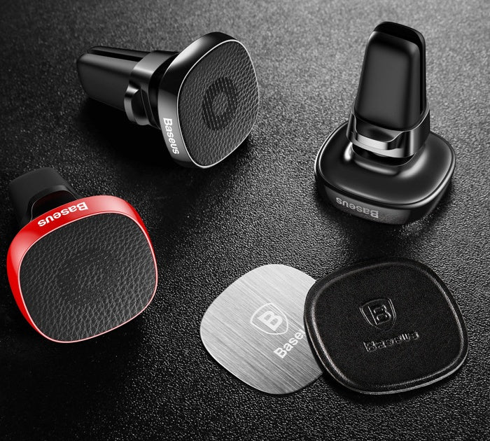 Car Air Outlet, Leather Mobile Phone Holder
